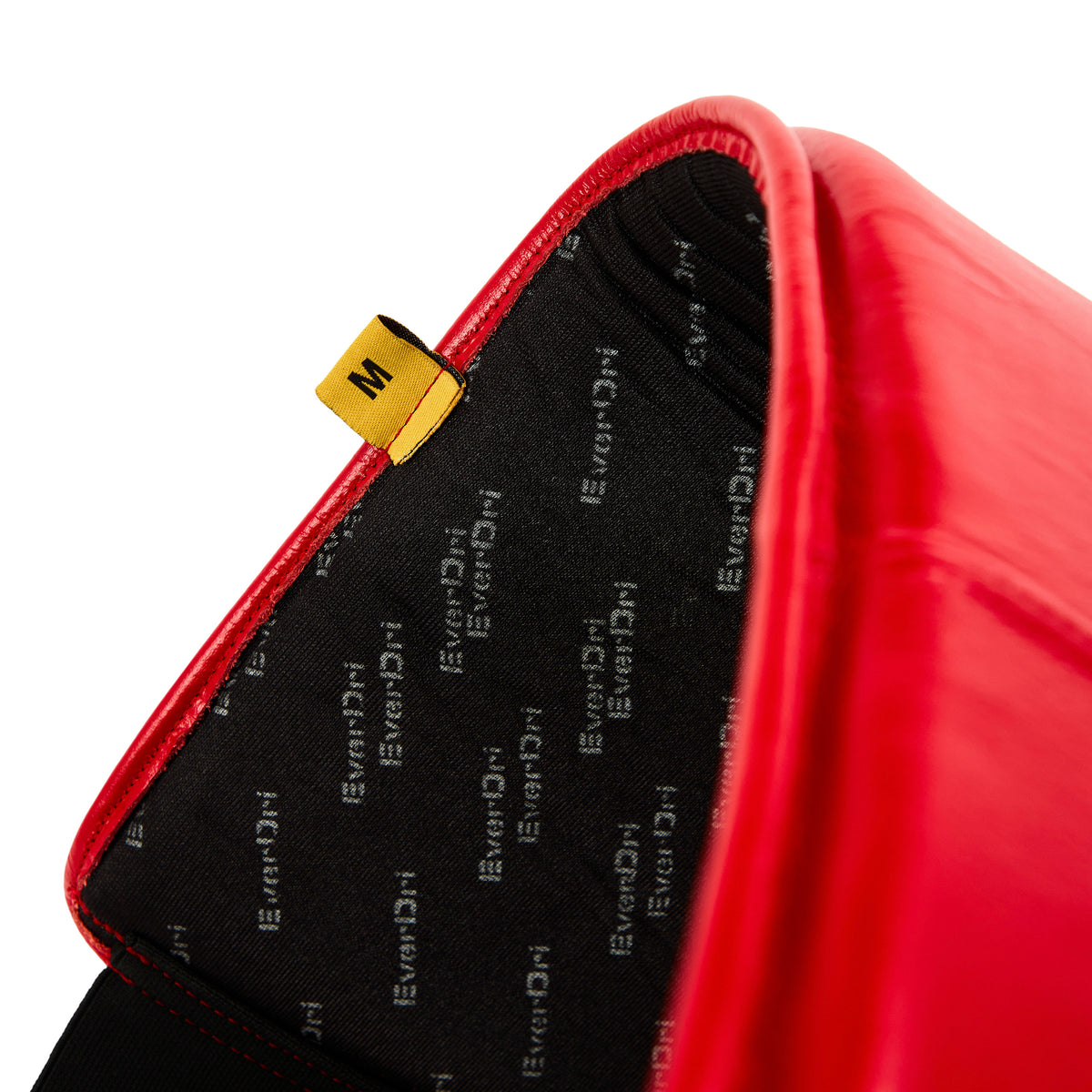 1910 Pro Leather Groin Protector Lace Up Red