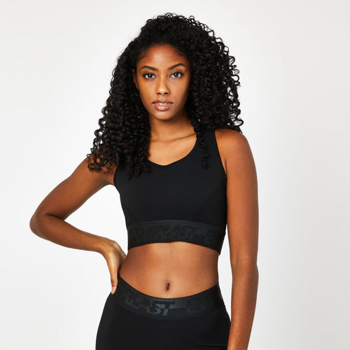 Black Seamless Panelled Sports Bra - Everlast