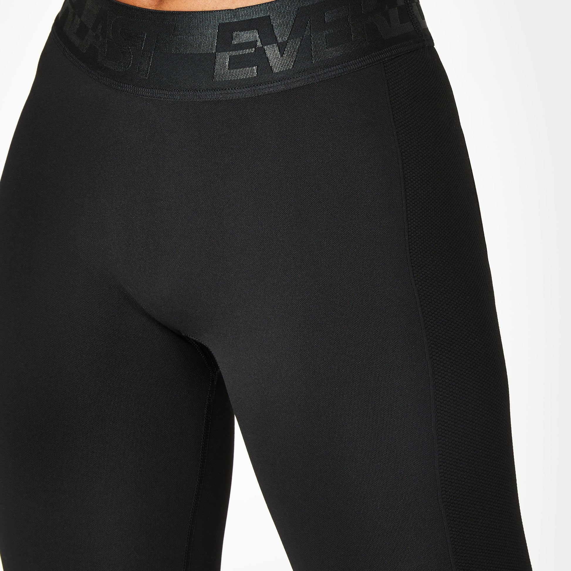 Black Women's Seamless Taped Leggings - Everlast