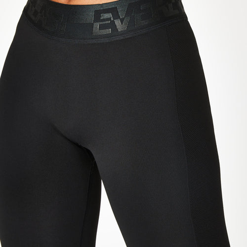 Black Women's Seamless Taped Leggings - Everlast