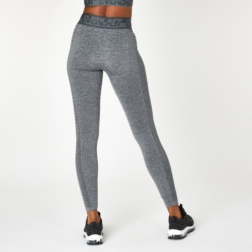 Charcoal Women's Seamless Taped Leggings - Everlast