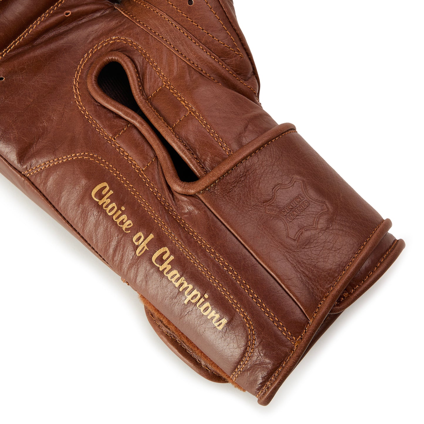 1910 Pro Hook and Loop Training Boxing Gloves Brown