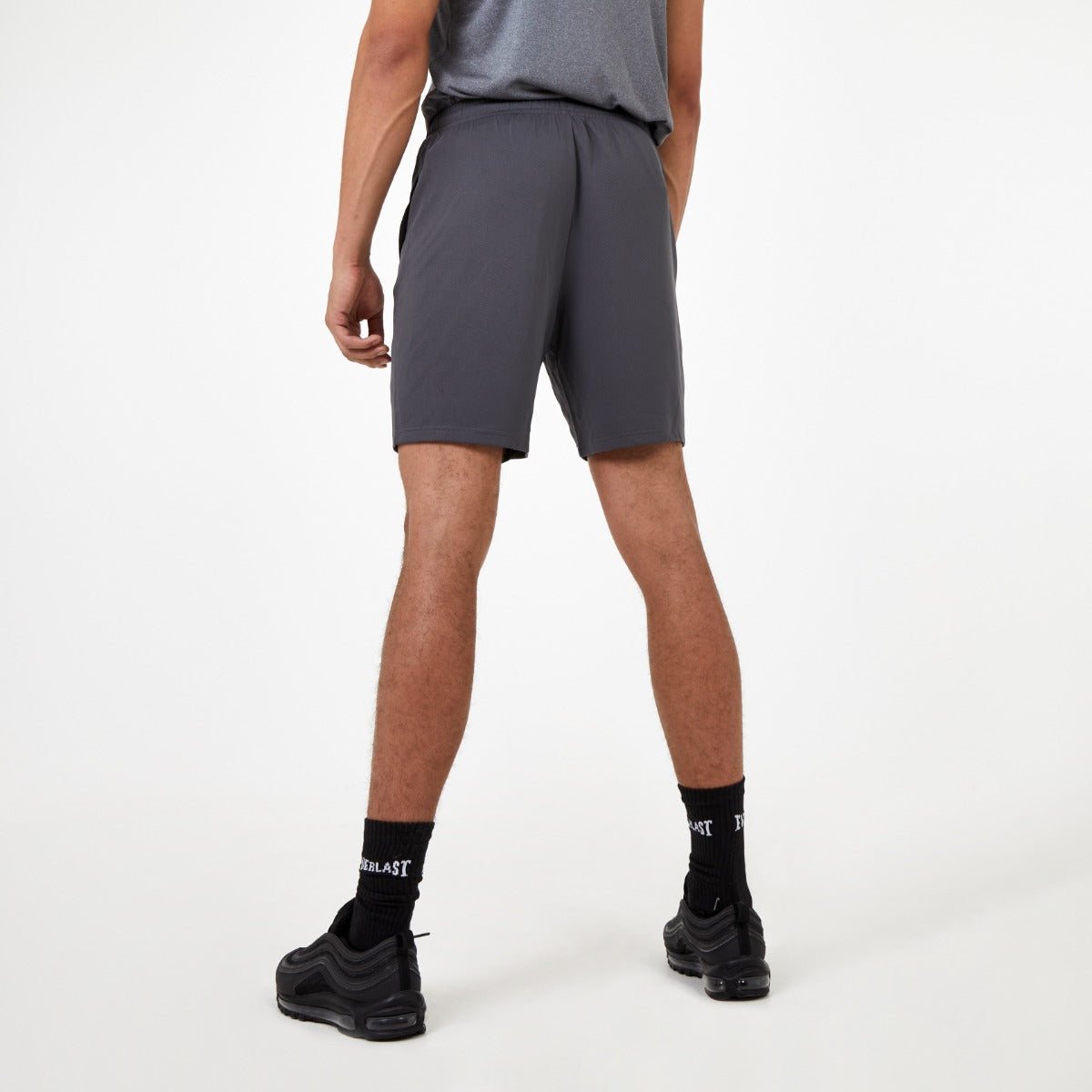 Gray Men's Mesh Poly Shorts - Everlast