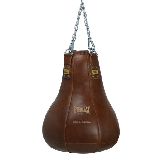 1910 Pro Leather Tear Drop Maize Punching Bag Brown view 2