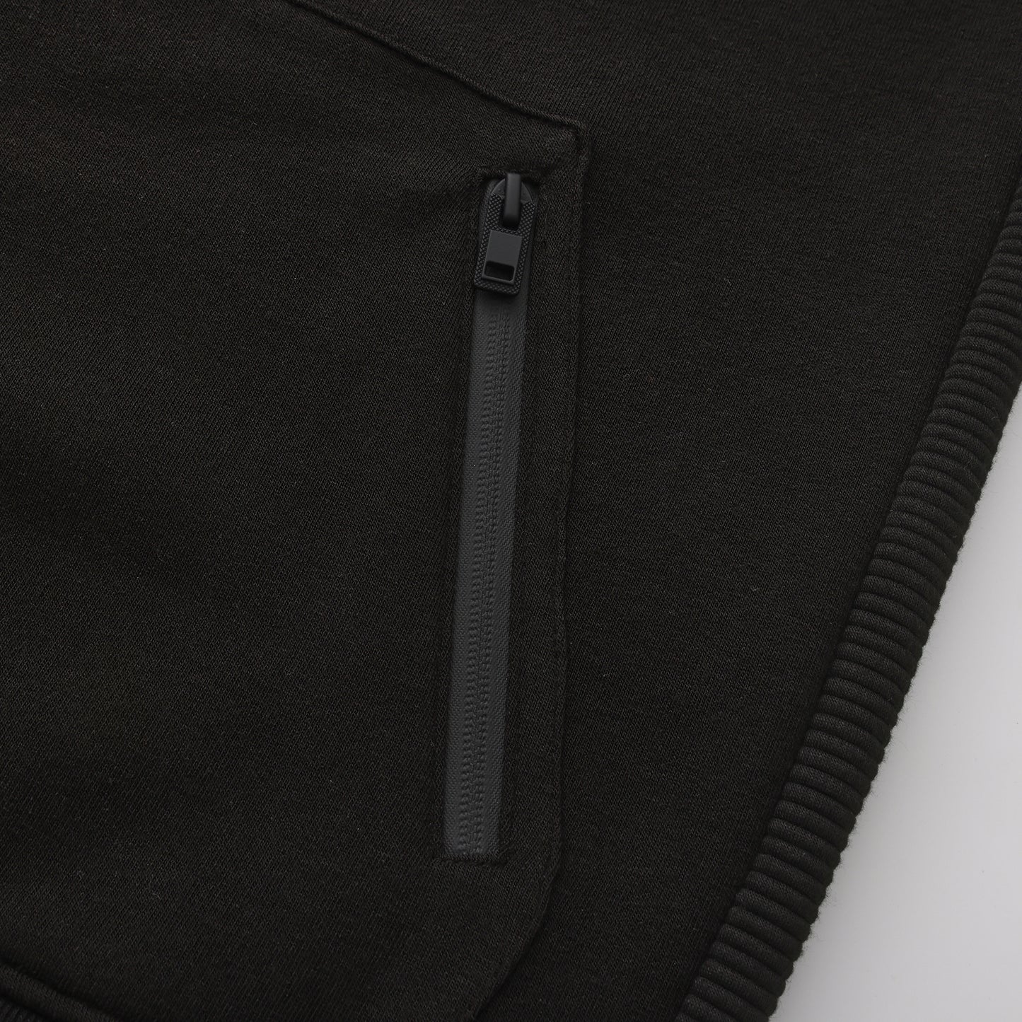 Men's Premium Zip Up Hoodie - Black