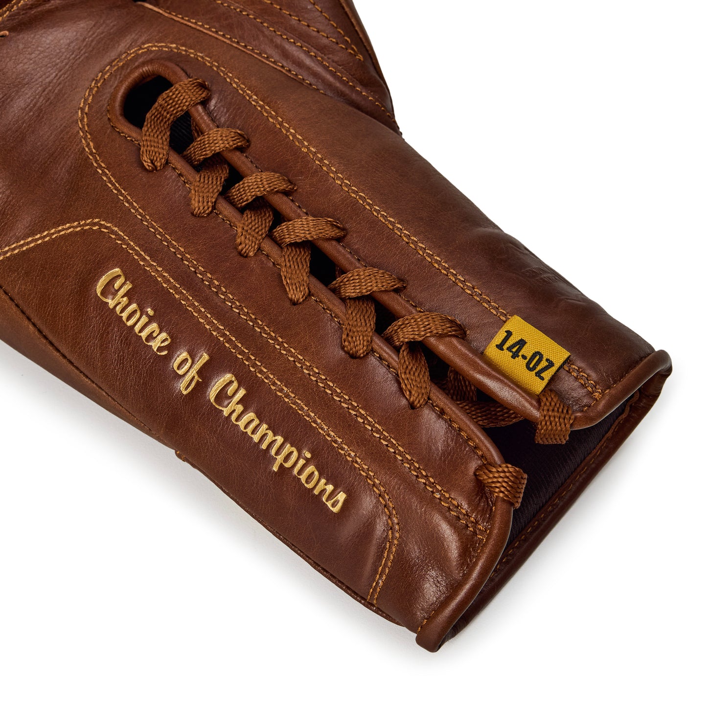 1910 Pro Laced Training Boxing Gloves Brown