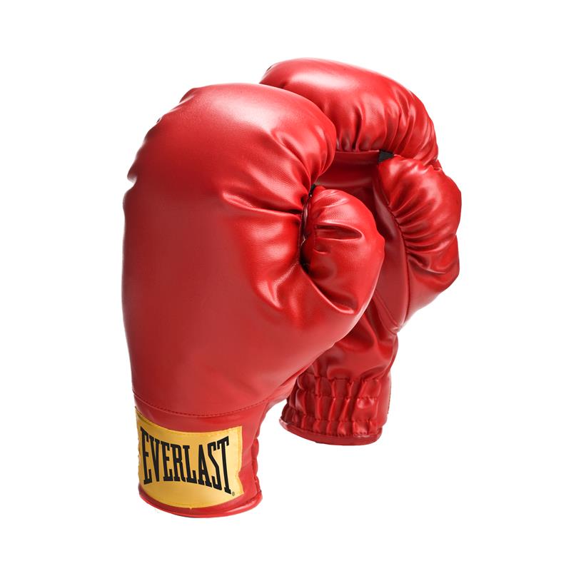 Everlast Youth Laceless Boxing Gloves, Red, Small