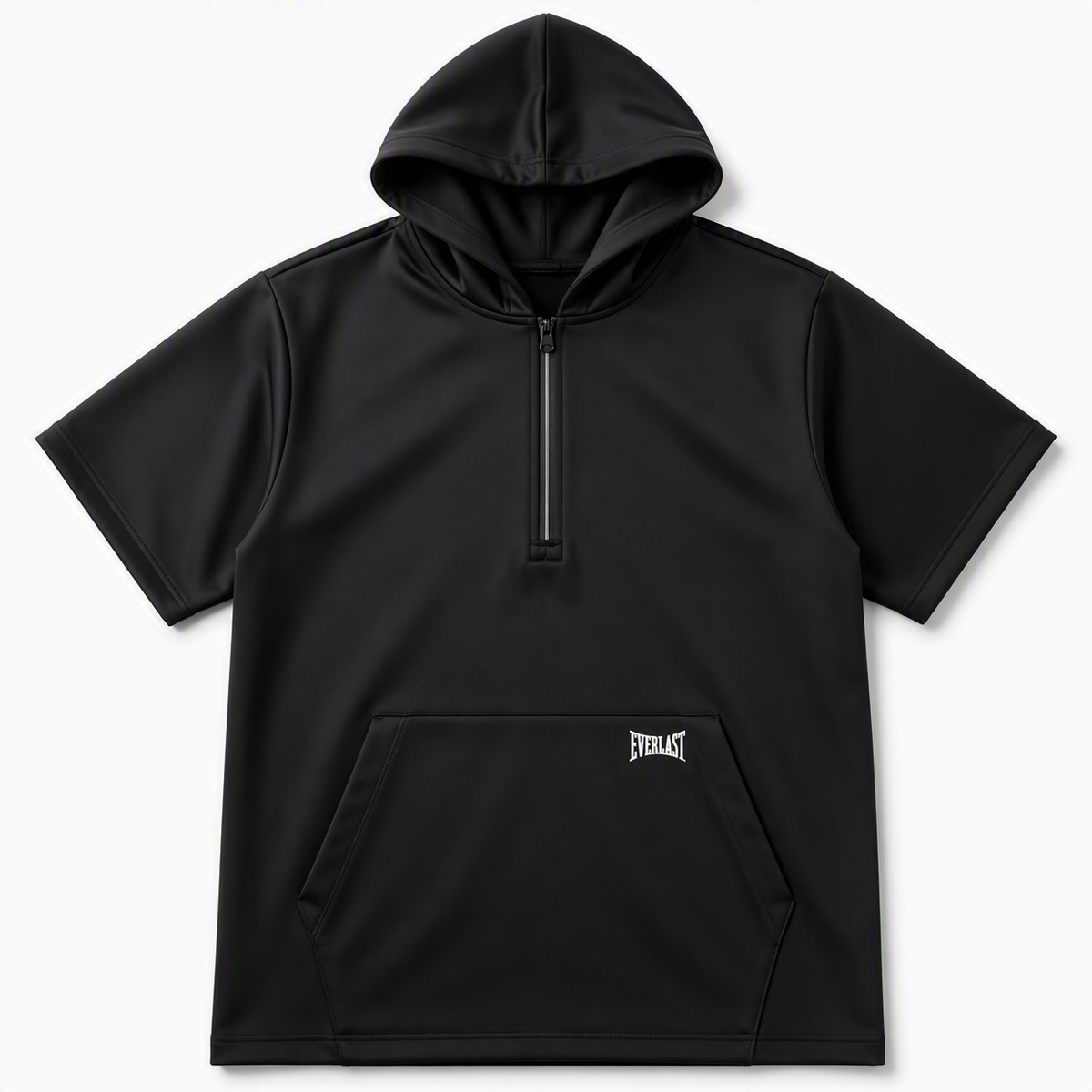 Mens Short Sleeve Hooded Sweat Shirt