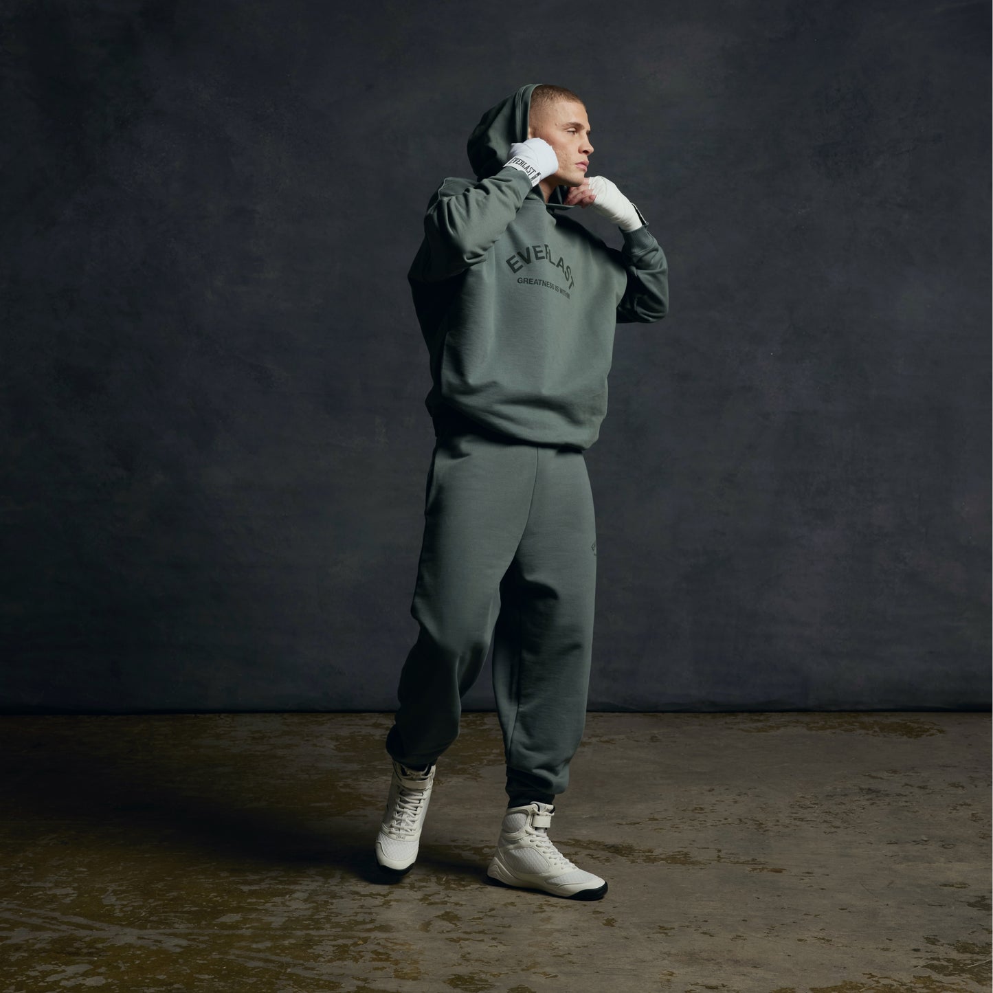 Men's Cotton Flock Oversized Hoodie