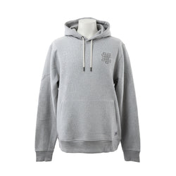Mens Logo Lock Up Hoodie Gray