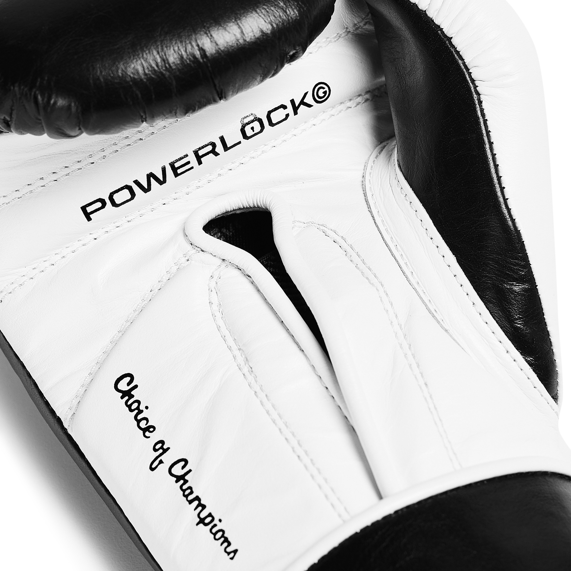 Powerlock OG Pro Training Glove Hook & Loop Black/White