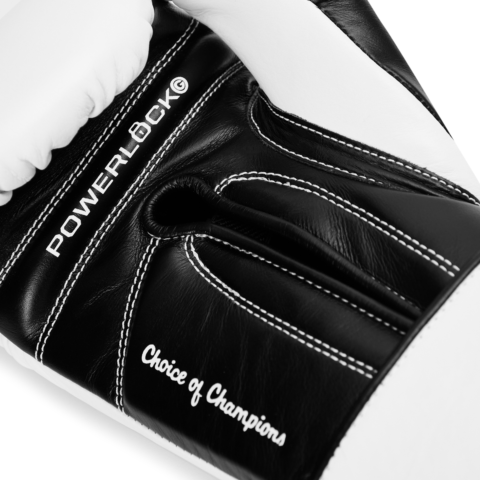 Powerlock OG Pro Training Glove Hook & Loop White/Black