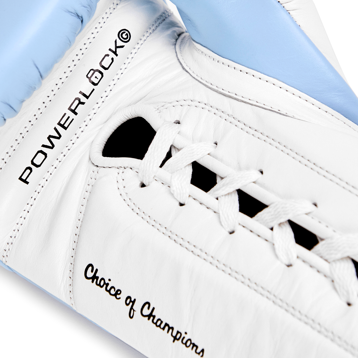 Powerlock OG Pro Training Glove Lace Up Blue/White