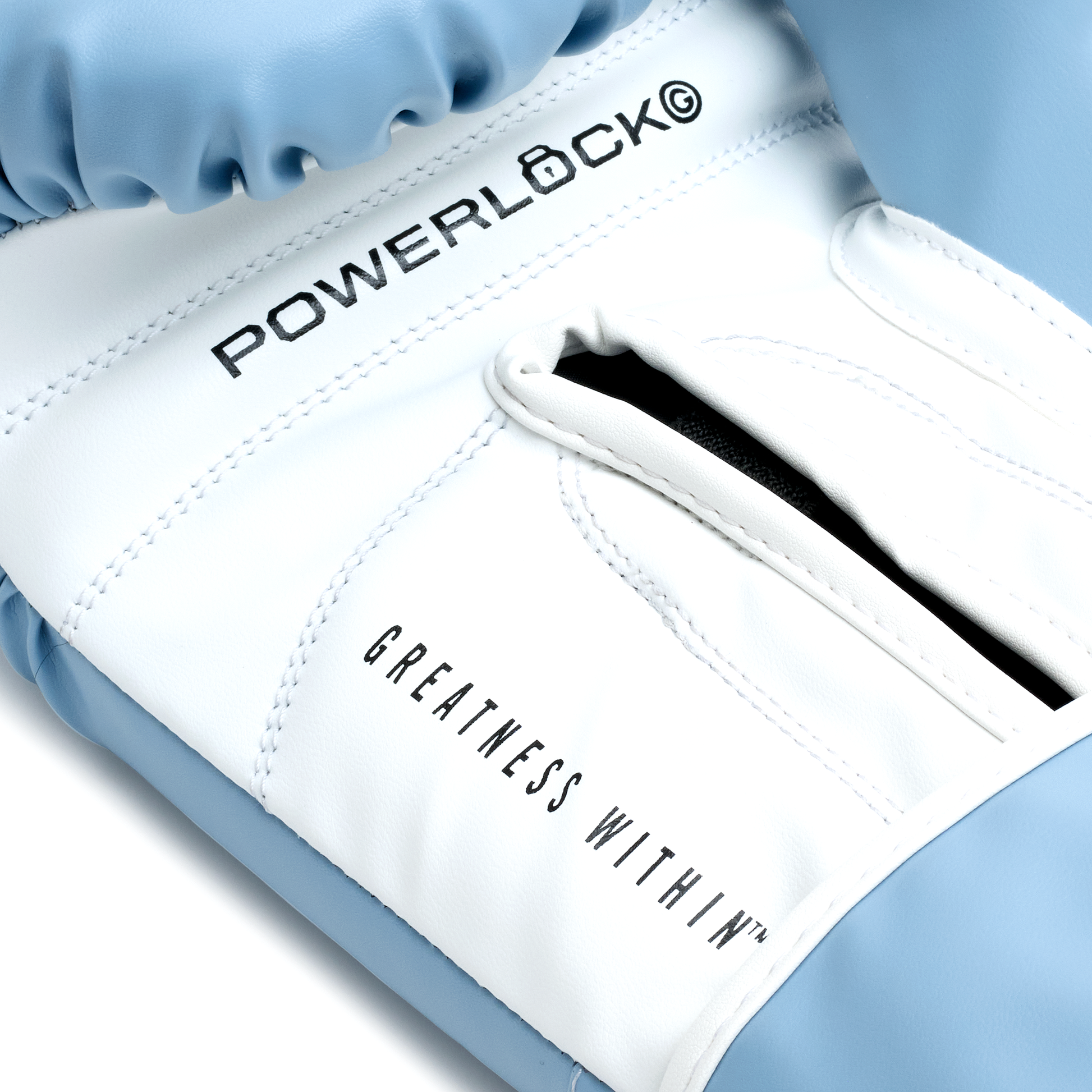 Powerlock OG Boxing Glove Hook & Loop Blue/White