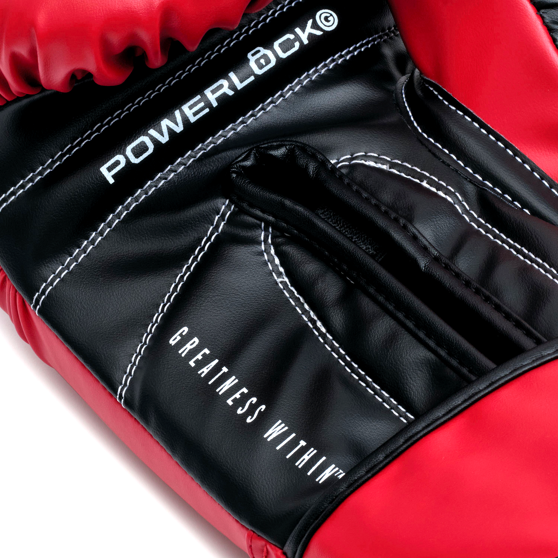 Powerlock OG Boxing Glove Hook & Loop Red