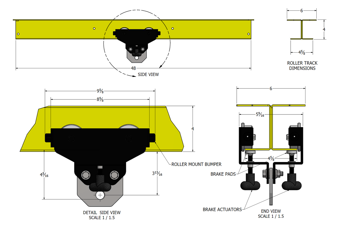 Everlast x Pro Mountings Roller Mount Track Combo