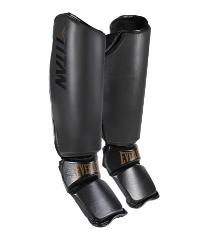 Titan Pro Instep Shin Guards Black