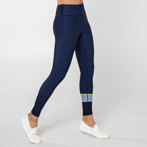 Legging-Swipe Navy/Grey