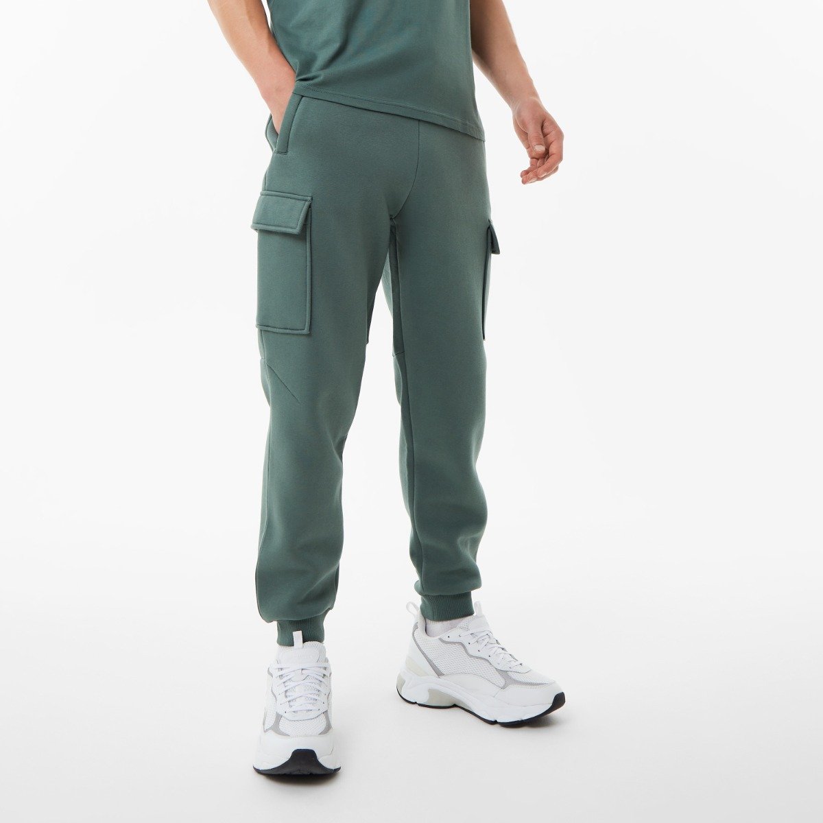 Men's Cargo Track Pants - Everlast - Dark Forest