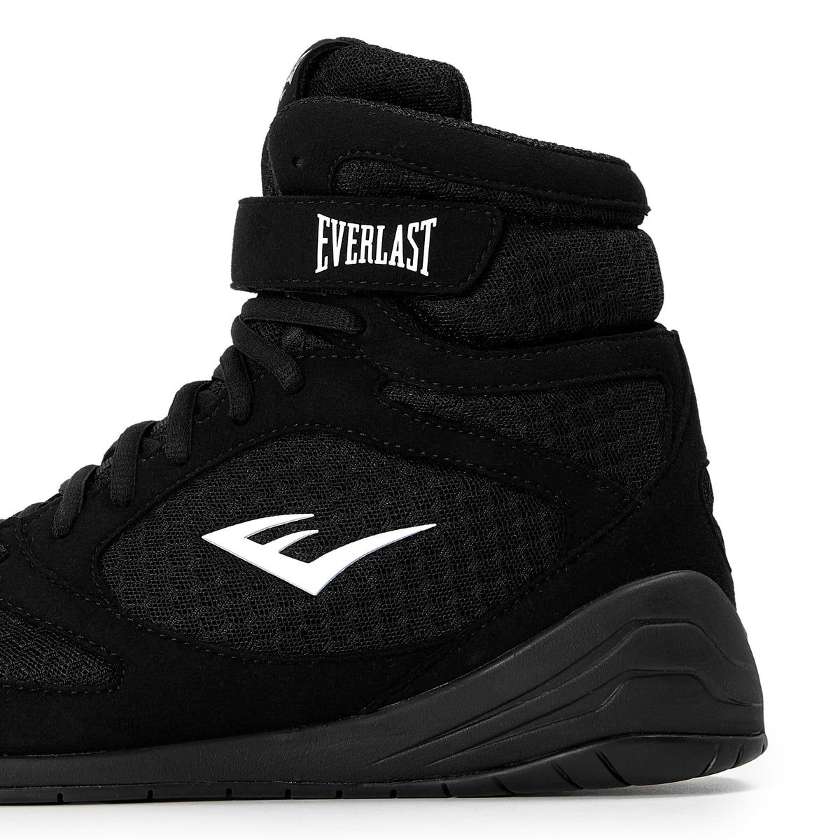 Elite Pro Boxing Shoes Black/White