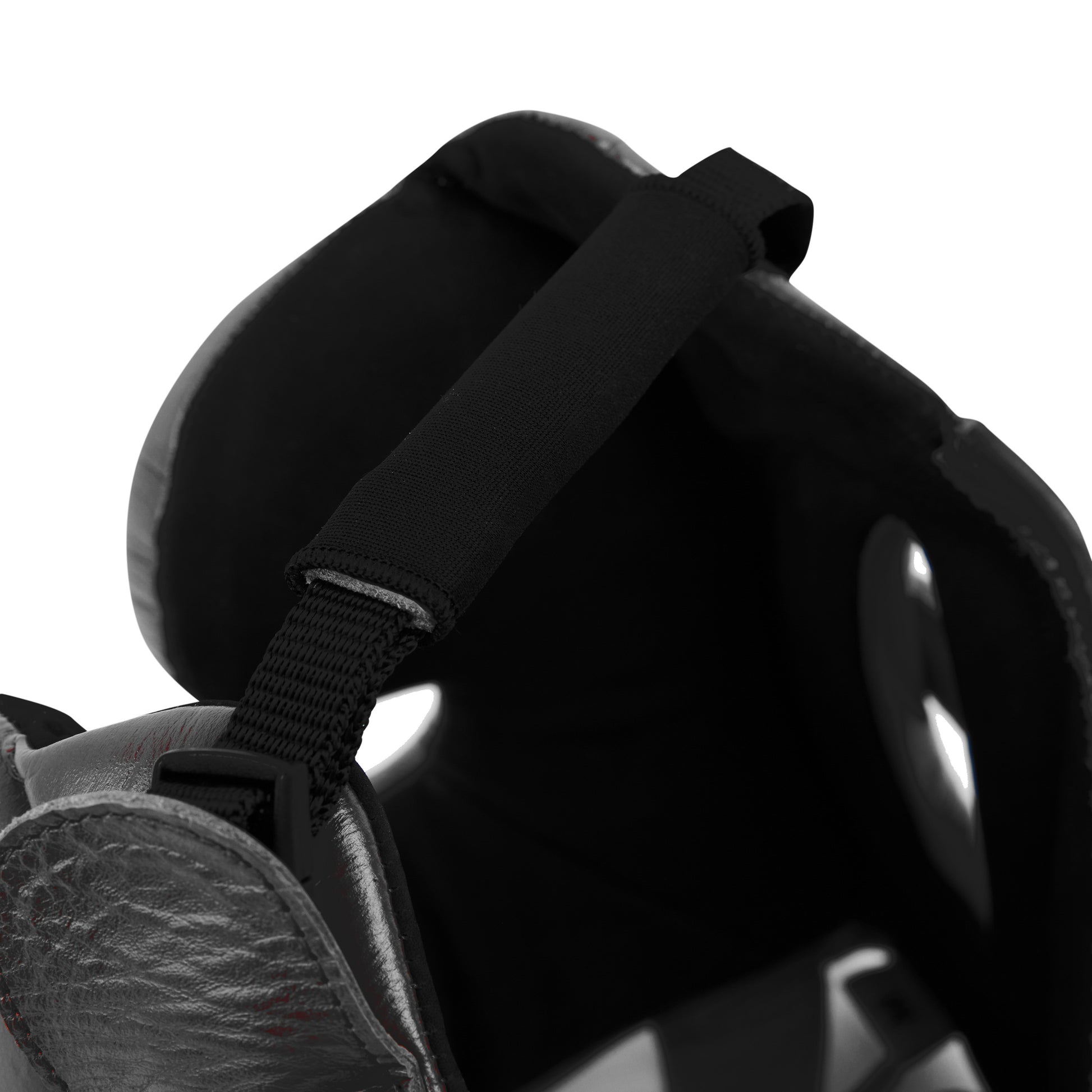 Elite Pro Leather Headgear with Cheek Black
