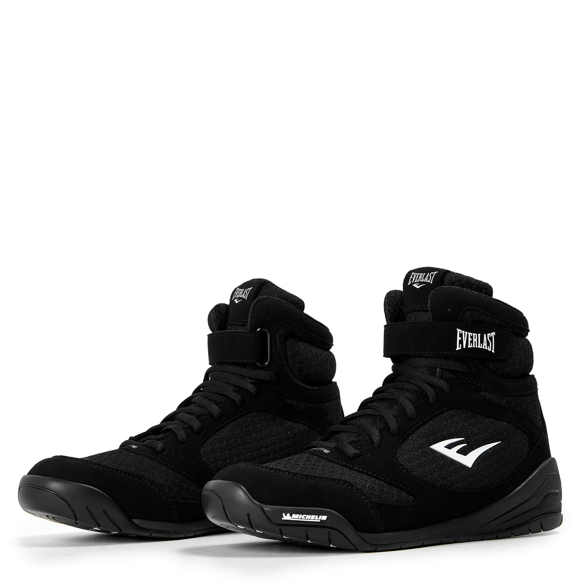Elite Pro Boxing Shoes Black/White