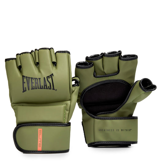 Elite MMA Training Gloves Olive/Black view 1
