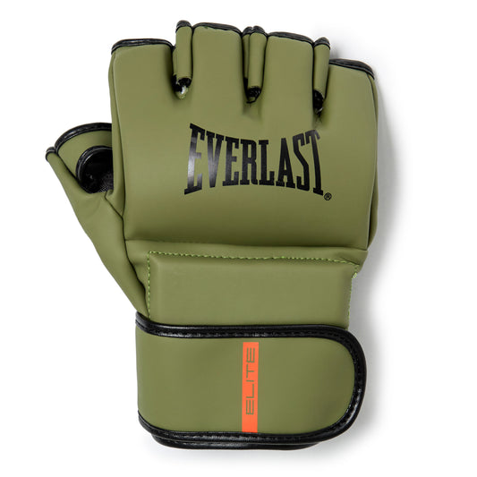 Elite MMA Training Gloves Olive/Black view 2