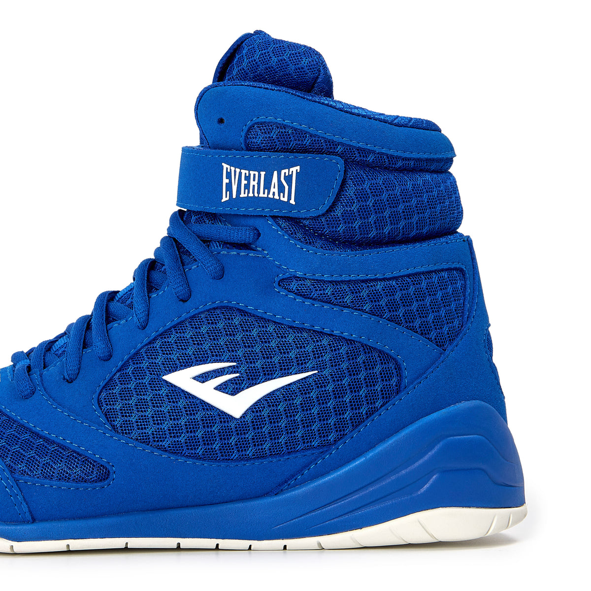 Elite Pro Boxing Shoes Blue/White