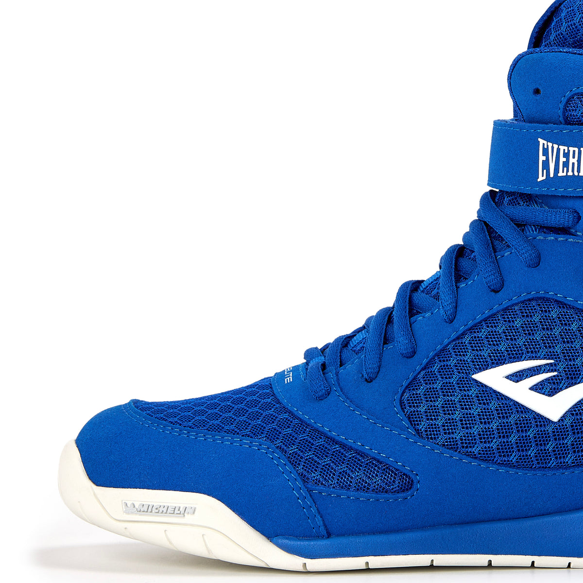 Elite Pro Boxing Shoes Blue/White