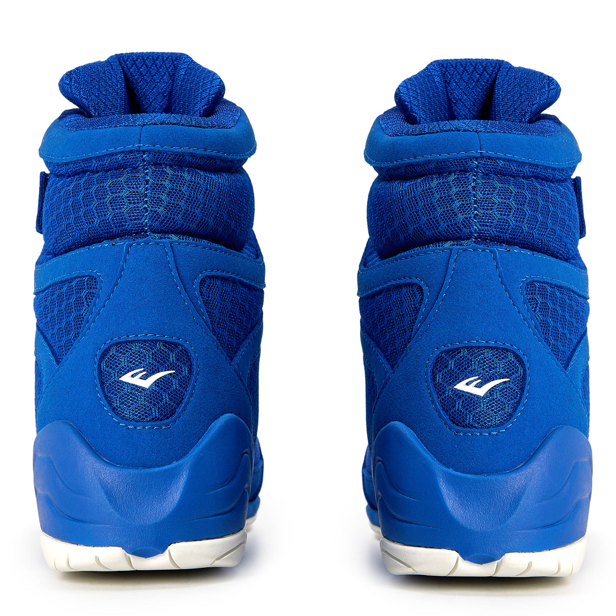 Elite Pro Boxing Shoes Blue/White