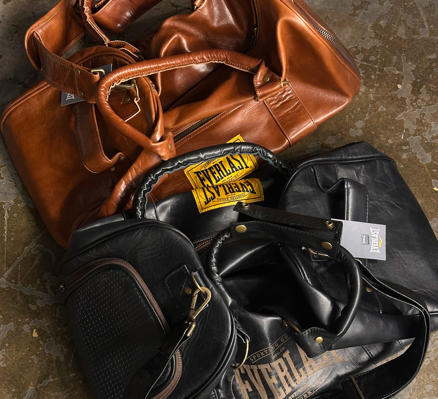 1910 Leather Gym Duffel Bag – Everlast
