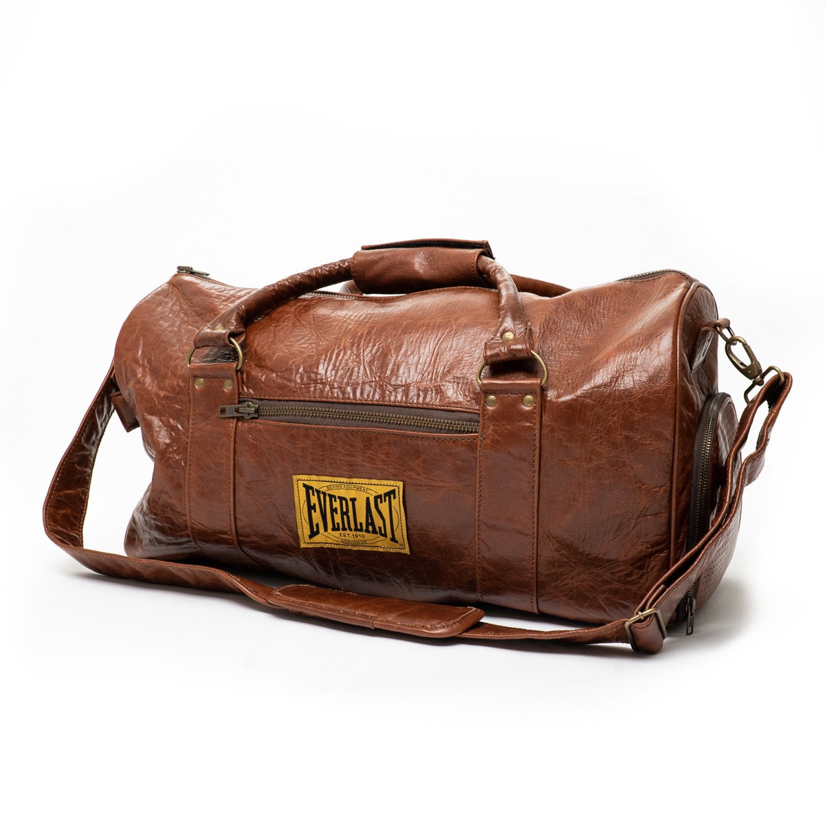 boxing gear bag Everlast 1910 Leather Gym Duffel Bag