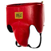 1910 Pro Leather Groin Protector Lace Up Red