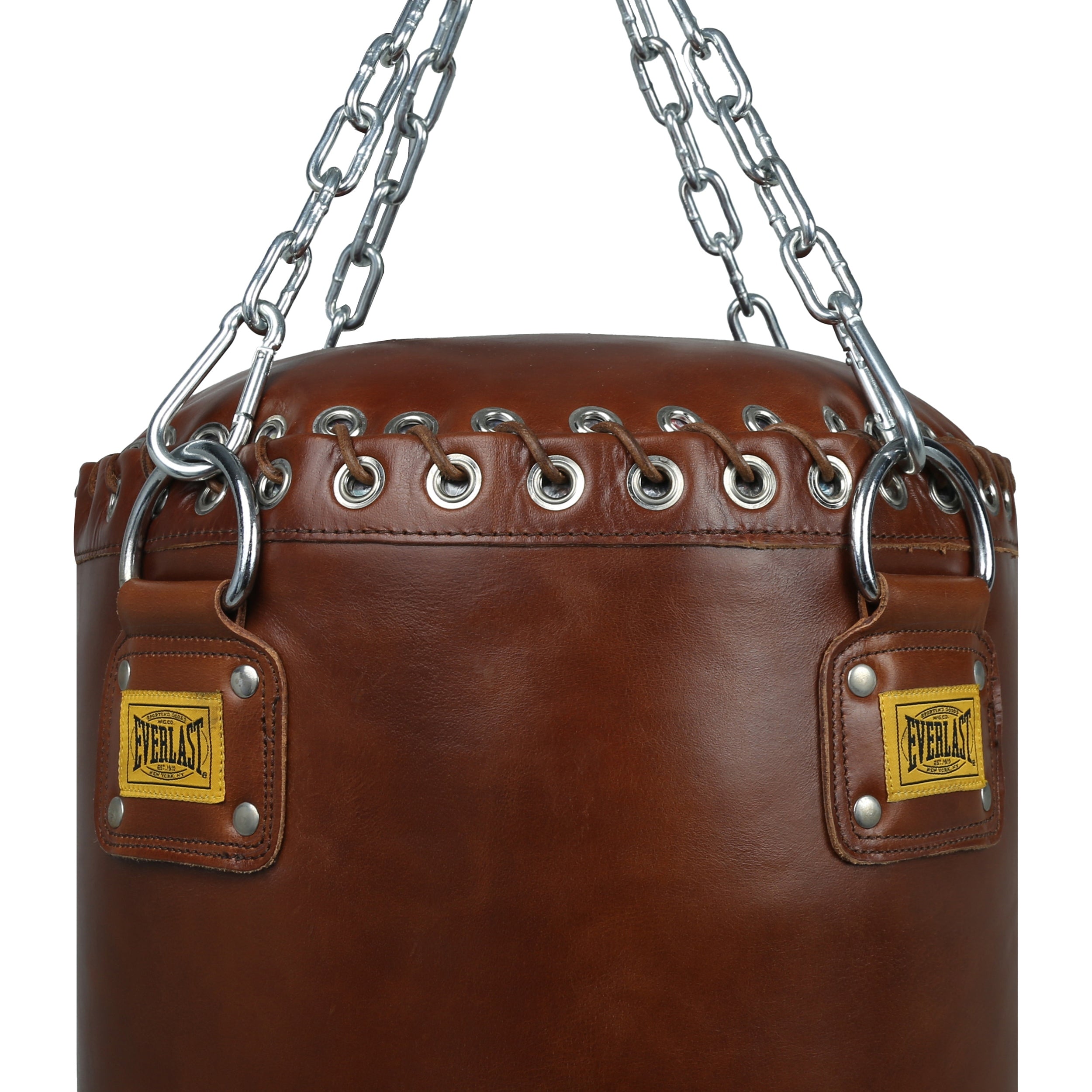 1910〜20.イギリス、ビーズバック、 1910 Pro 100lb Leather Heavy Punching Bag – Everlast