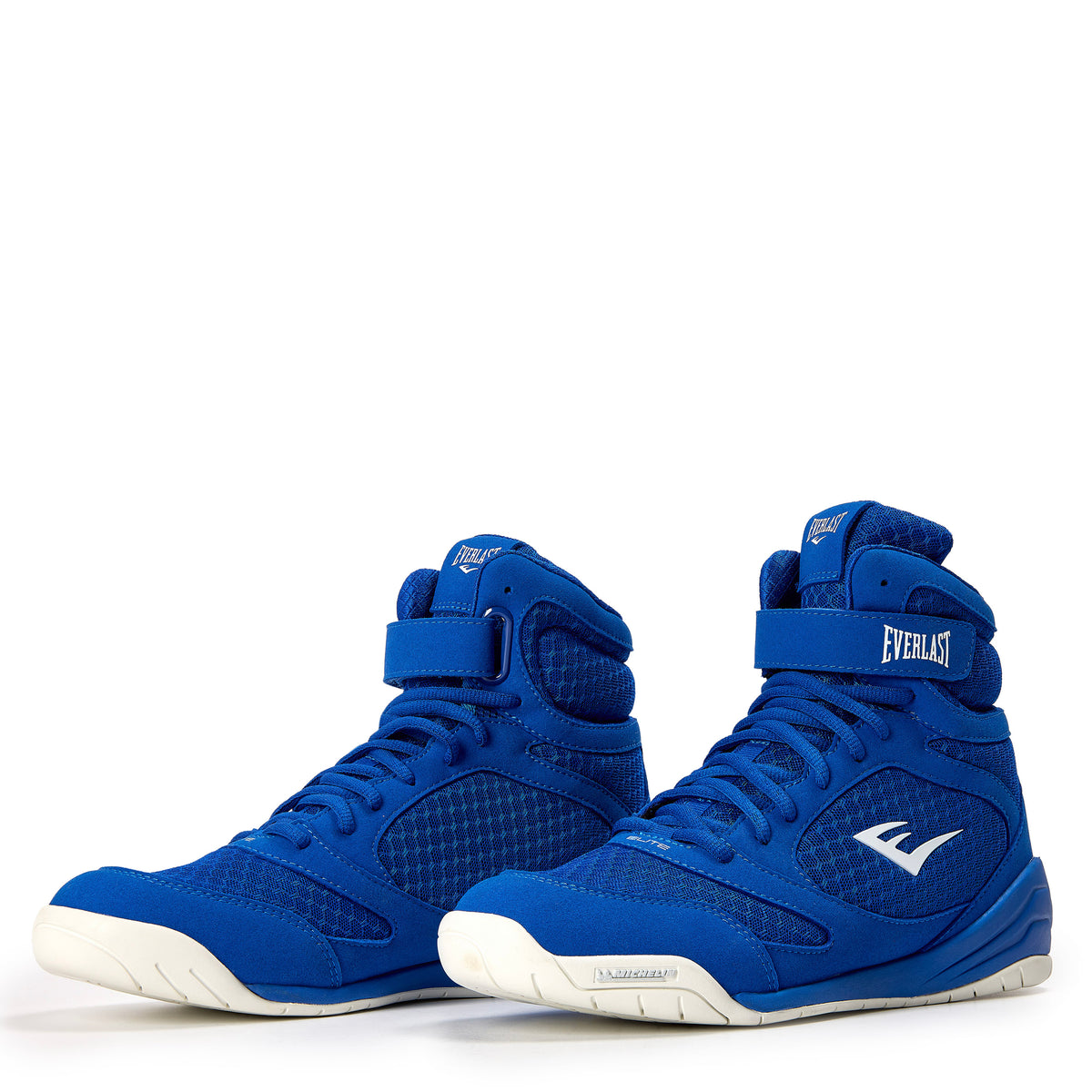 Elite Pro Boxing Shoes Blue/White
