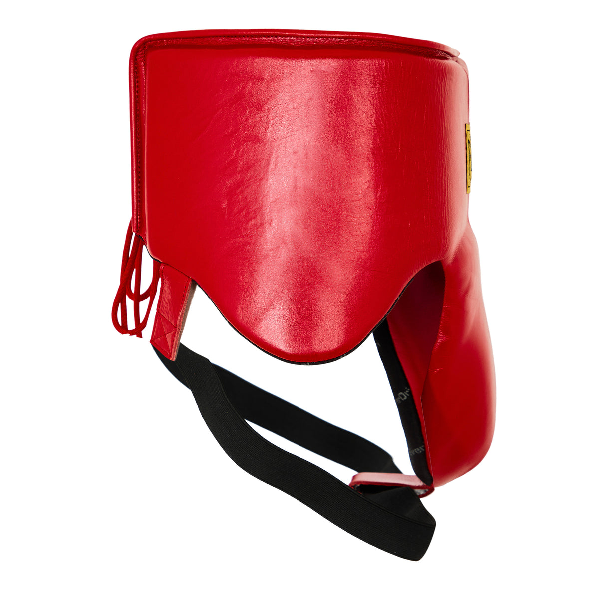 1910 Pro Leather Groin Protector Lace Up Red
