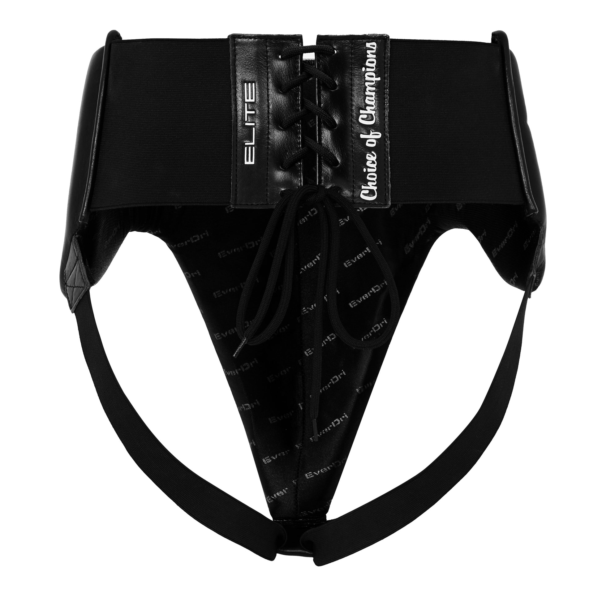 Elite Pro Womens Leather Groin Protector black