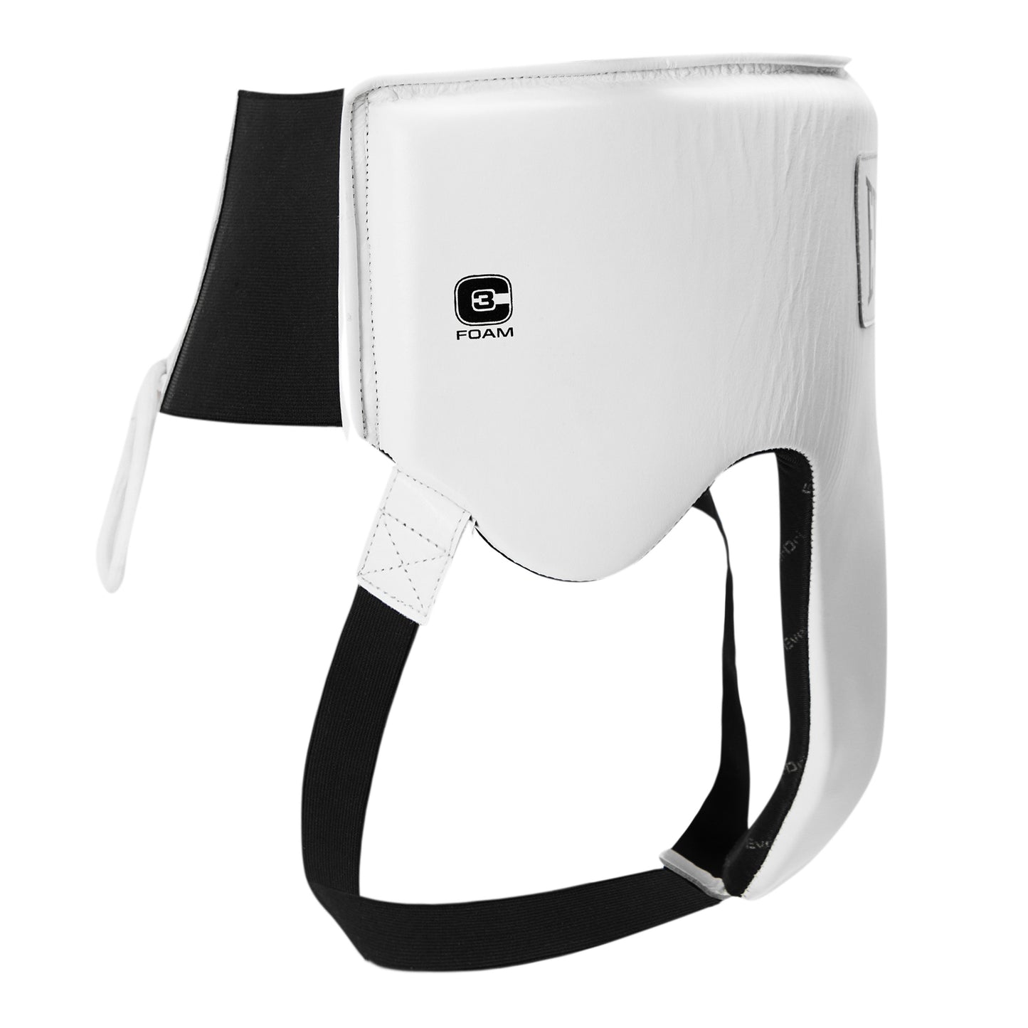 Elite Pro Womens Leather Groin Protector white