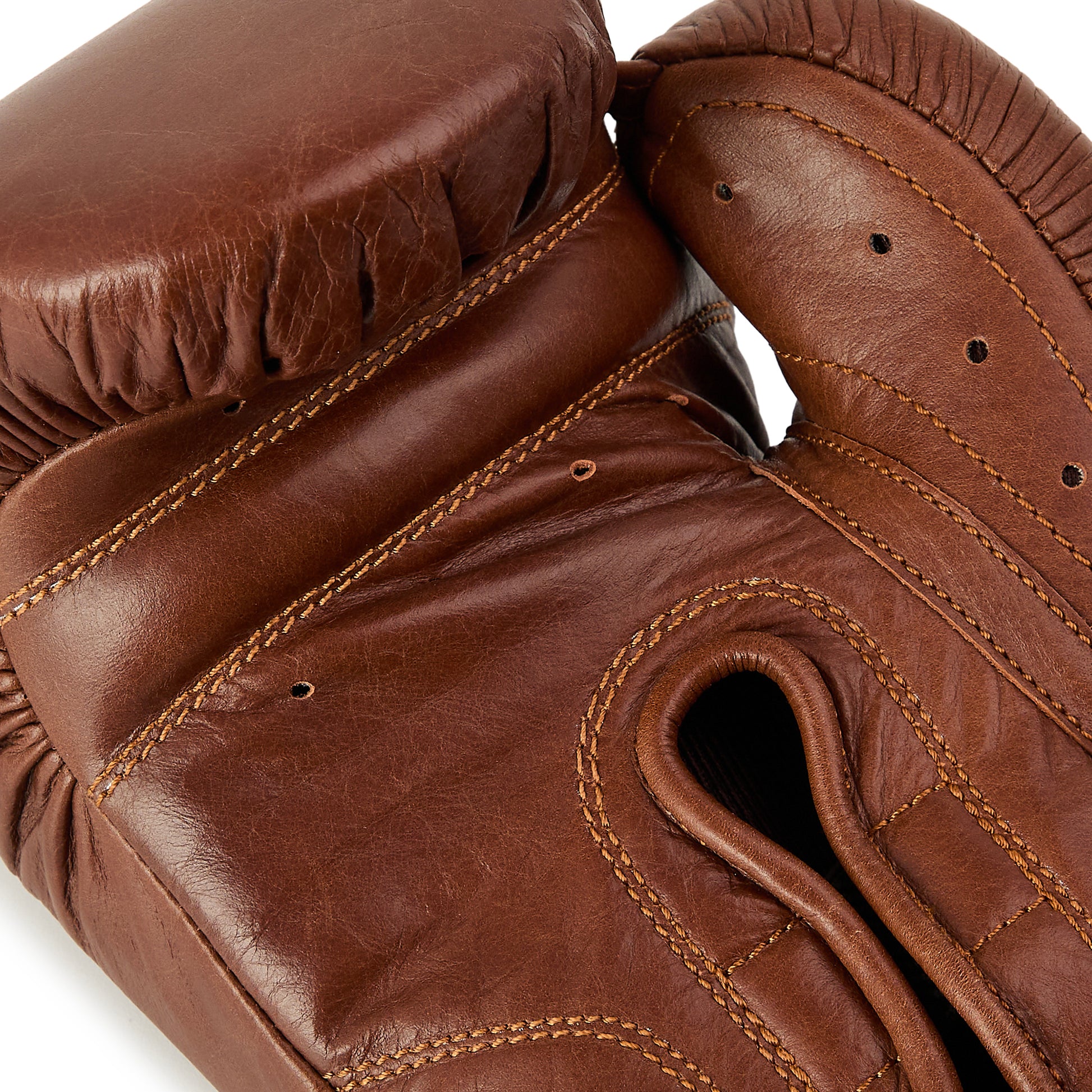 1910 Pro Hook and Loop Training Boxing Gloves Brown