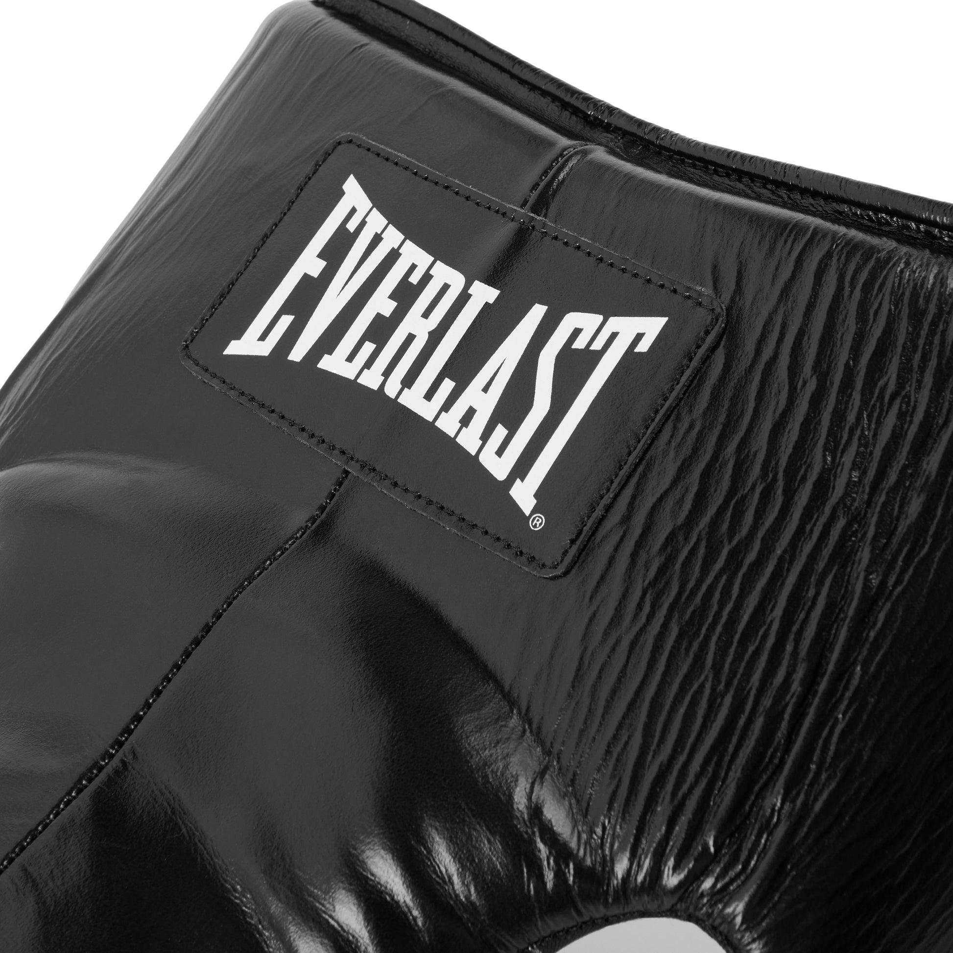 Elite Pro Leather Hook & Loop Groin Protector Black