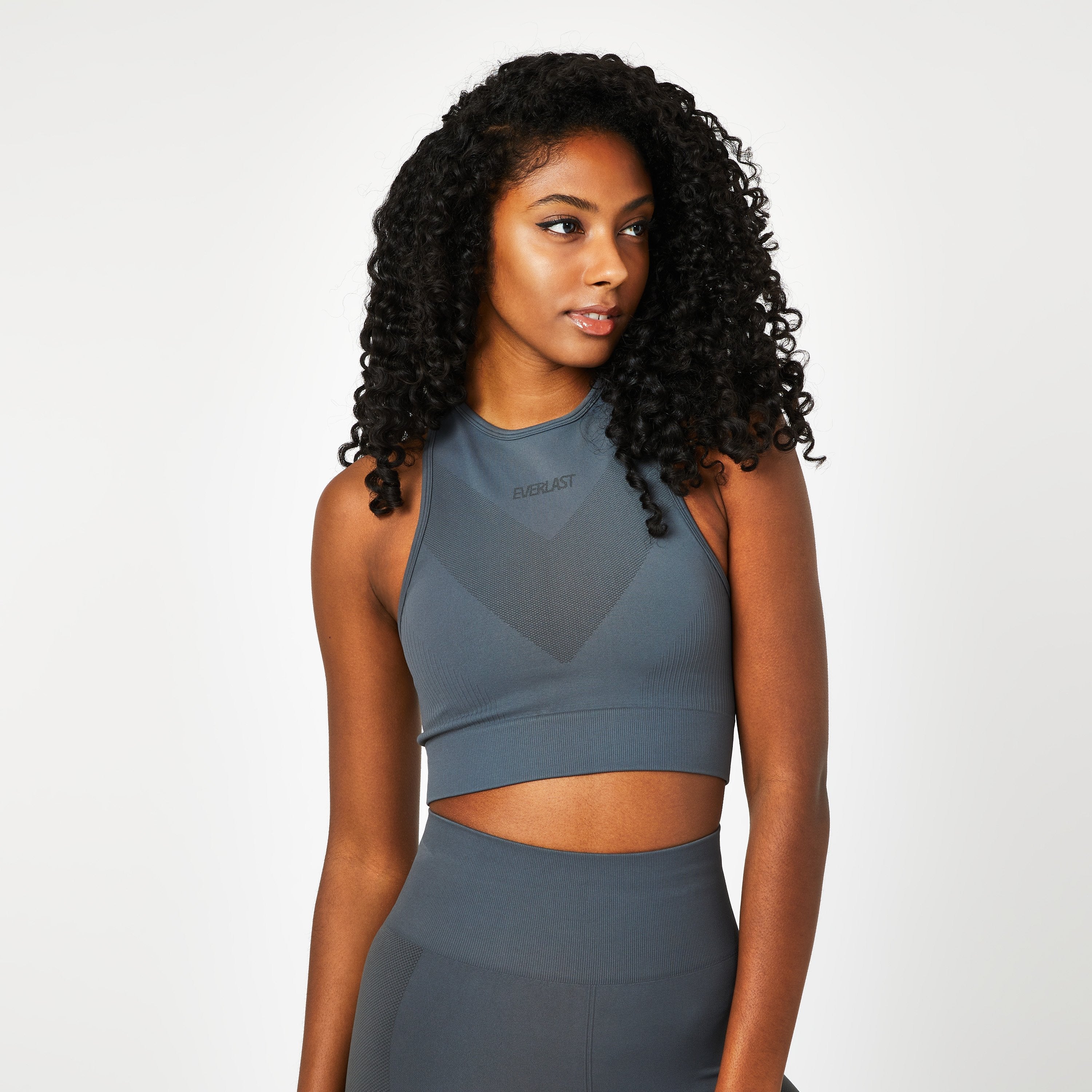 High Neck Racer Sports Bra – Everlast