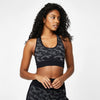 Seamless Camo Cross Back Sports Bra