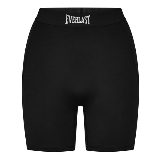 Black athletic shorts with 'Everlast' branding  view 1