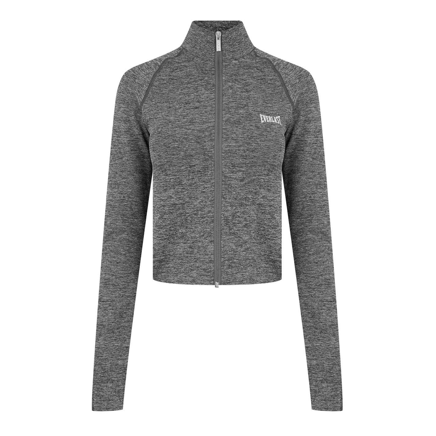 Womens Seamless Zip Through Funnel
