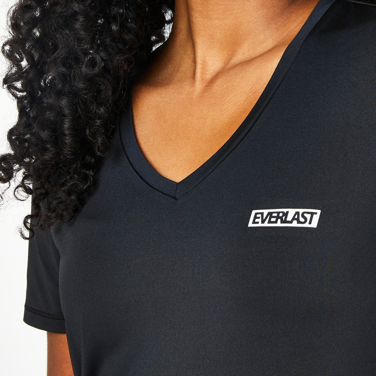 Women's V-Neck Mesh Tee - Everlast