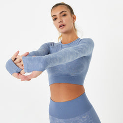 Everlast Women's Long Sleeve Camo Crop Top