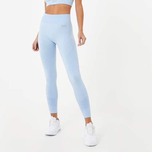 Light Blue Women's Seamless Leggings - Everlast view 1
