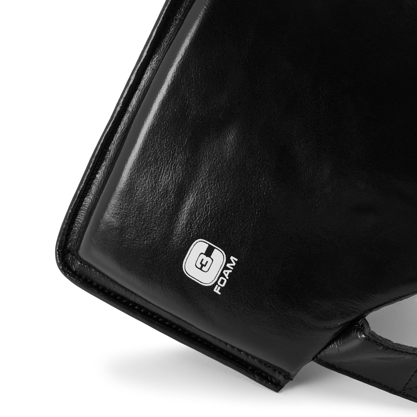Elite Pro Leather Hook & Loop Groin Protector Black