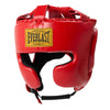 1910 Pro Leather Headgear Lace Up Red